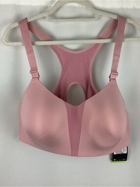 NWT Nike Pink Plus Rival High Support Sports Bra